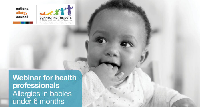 Webinar on allergies in babies under six months